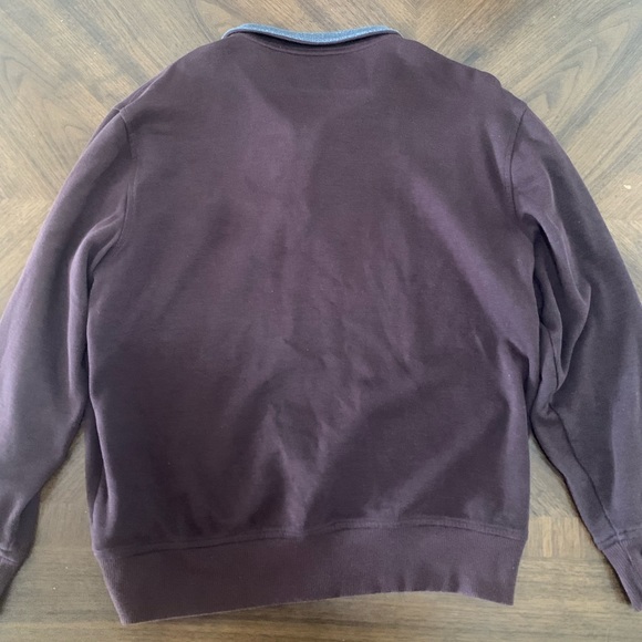 Van Heusen, Quarter Zip Sweater. Classic Fit - Picture 3 of 3